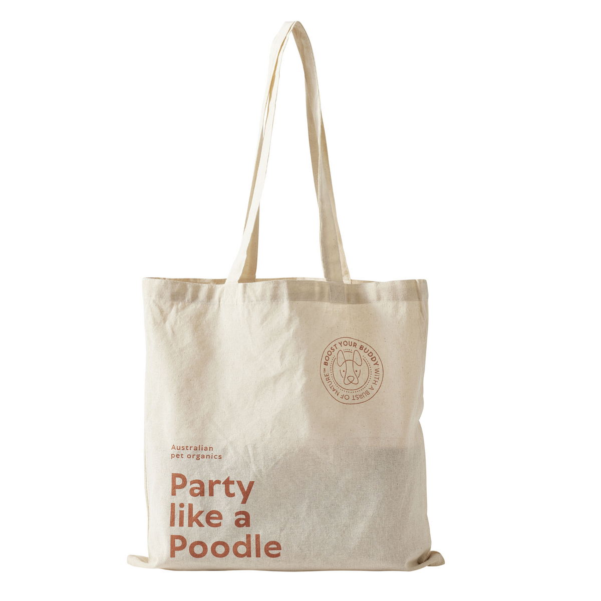 Party Like a Poodle Certified Organic Cotton Tote Bag